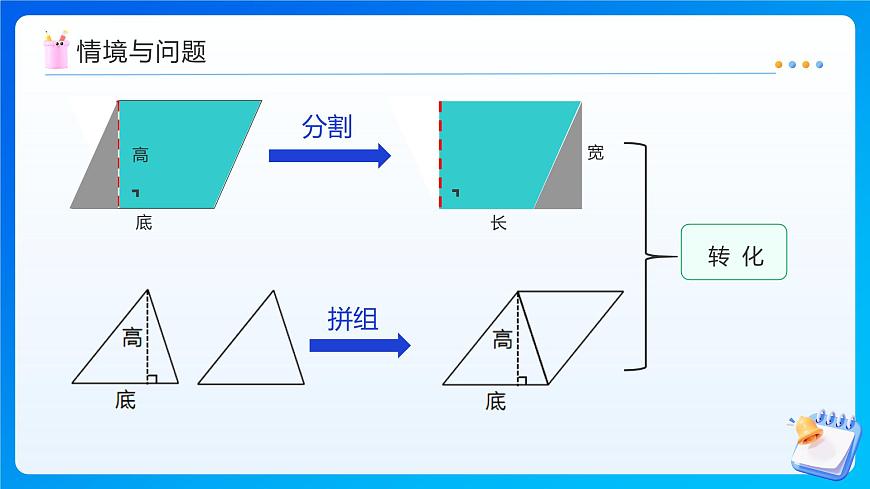 【任务型备课】北师大版五年级上册-4.5 梯形的面积（课件）第5页