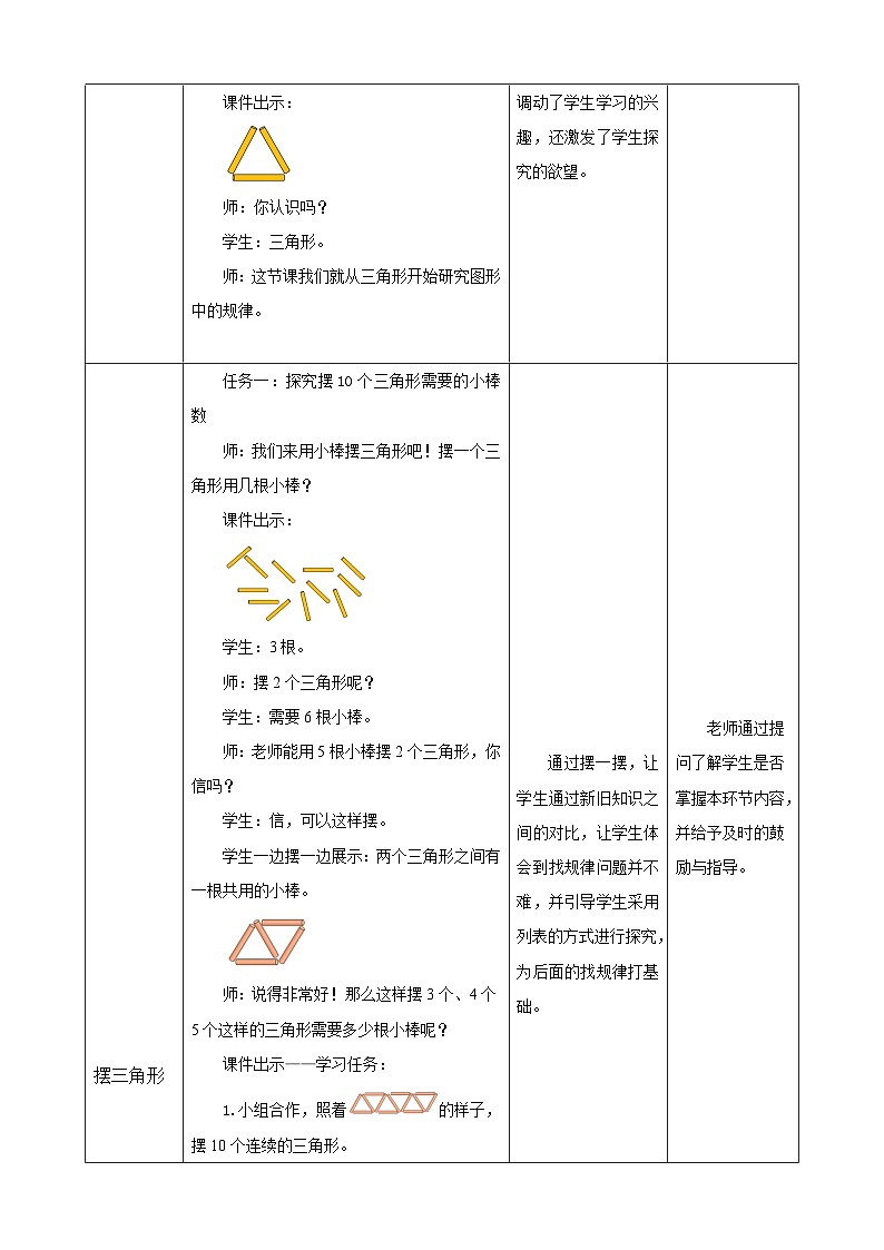 【任务型备课】北师大版五年级上册-数学好玩2.图形中的规律（教案）第2页