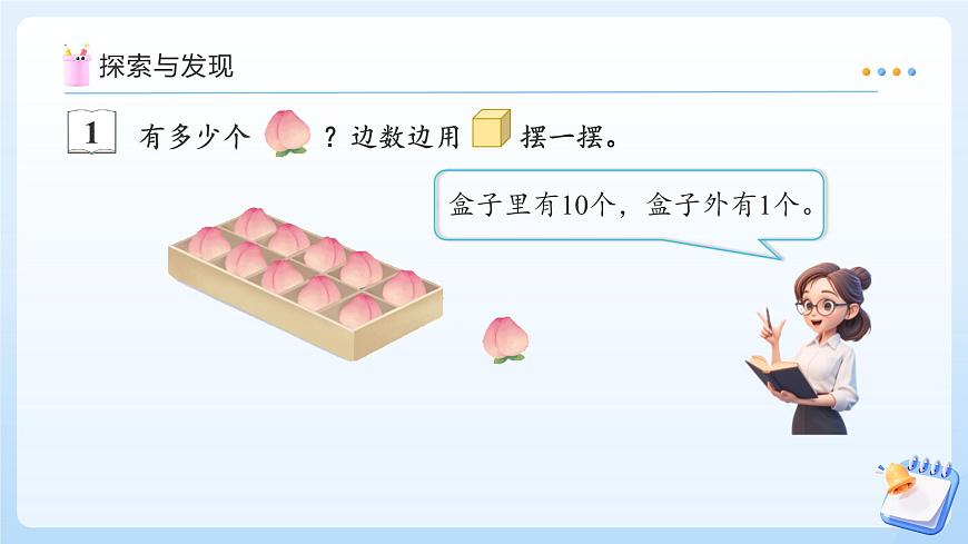 【任务型备课】苏教版数学一年级上册-5.1 11-19的认识（教学课件）第8页