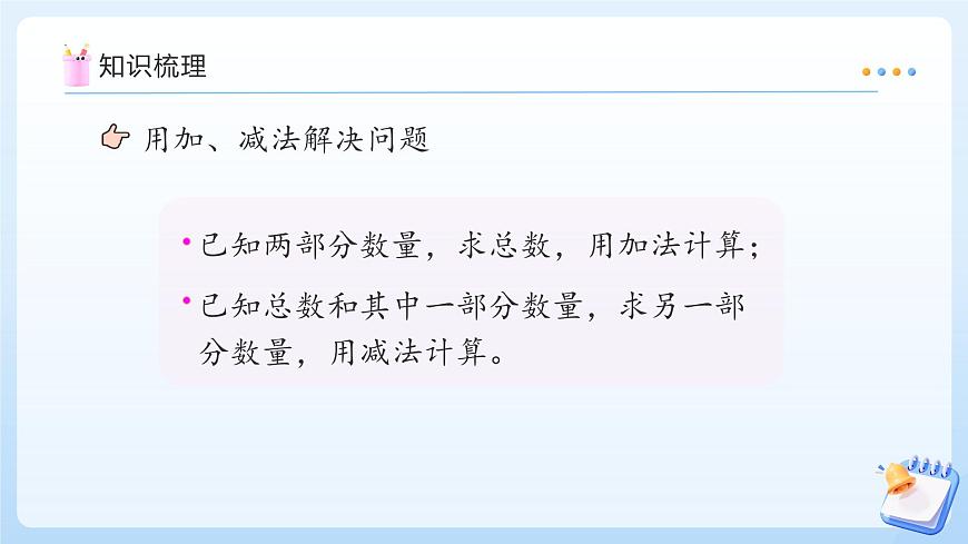 【任务型备课】苏教版数学一年级上册-期末复习3. 数量关系（教学课件）第7页