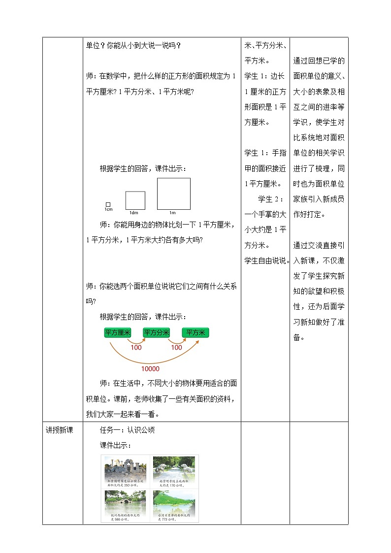 【任务型备课】苏教版五年级上册-2.4 认识公顷（教案）第2页