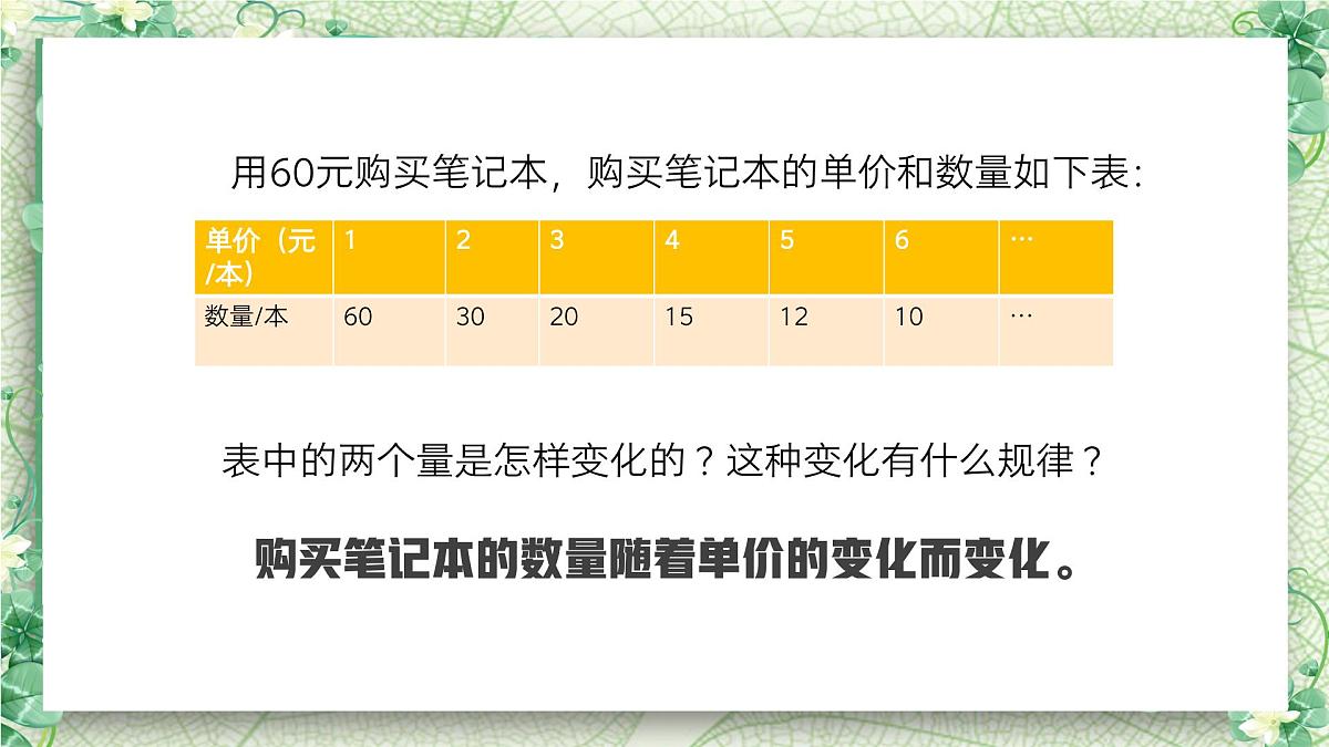 2024-2025学年六年级下学期数学反比例的意义正比例和反比例教学课件第4页