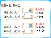 【核心素養(yǎng)】2025秋新北師大版小學數(shù)學二年級上冊 第三單元《3.3點子圖中的乘法》課件+教案（含教學反思）