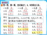 【核心素養(yǎng)】2025秋新北師大版小學(xué)數(shù)學(xué)二年級上冊 第七單元《7.2《西游記》中的乘法口訣》課件+教案（含教學(xué)反思）