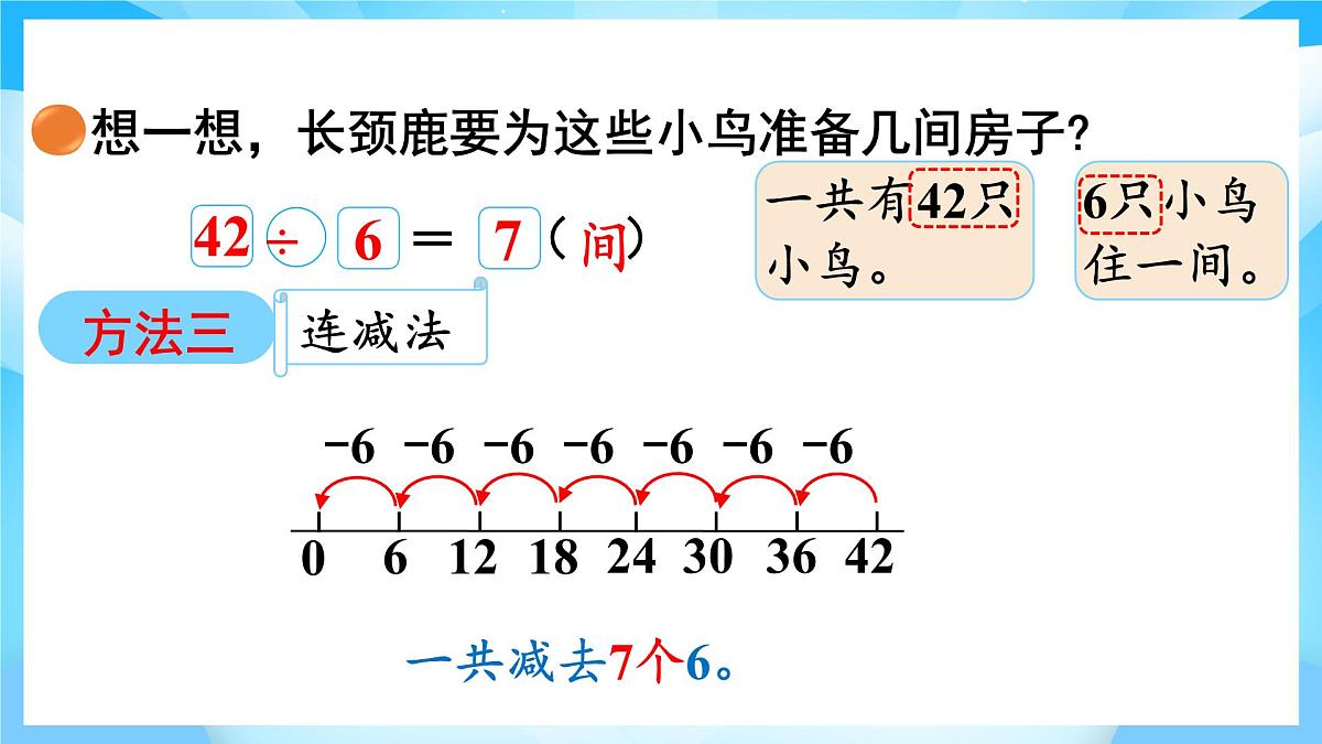 【核心素养】2025秋新北师大版小学数学二年级上册 第八单元 《8.1长颈鹿与小鸟》课件第6页