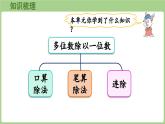 第4單元多位數(shù)除以一位數(shù)整理和復(fù)習(xí)課件-冀教版數(shù)學(xué)三年級(jí)上冊(cè)
