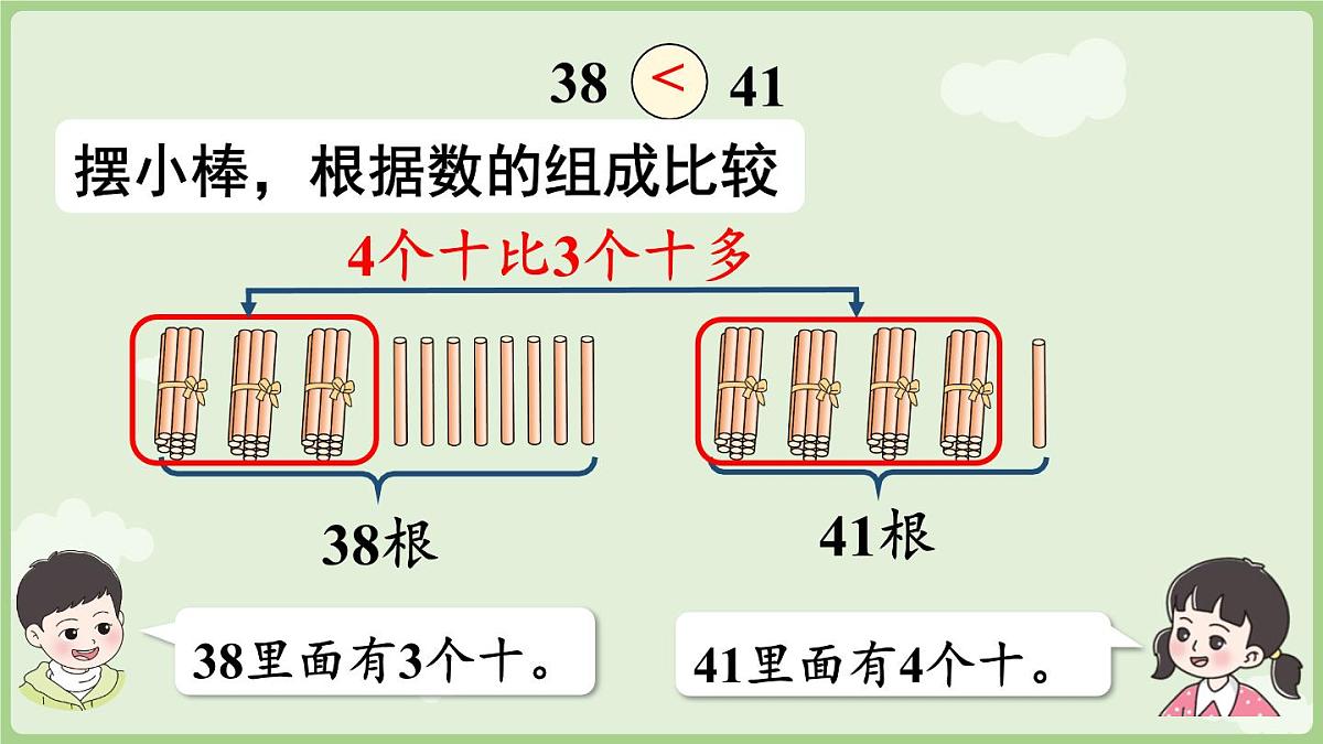 3.5   数的大小比较（课件）西师大版2024一年级数学下册第7页