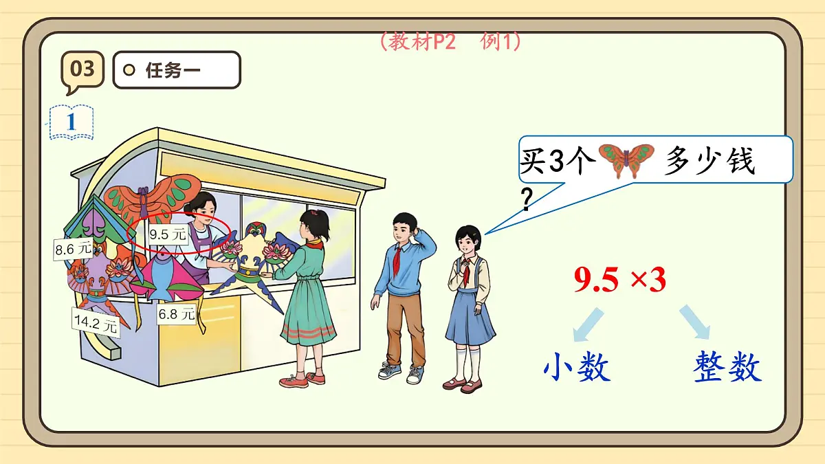 1.1 小数乘整数 课件 人教版 五年级上册数学第6页