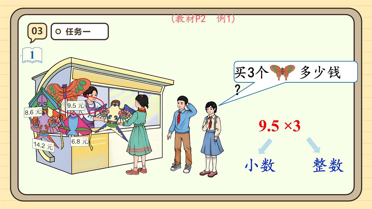 1.1 小数乘整数 课件 人教版 五年级上册数学第6页