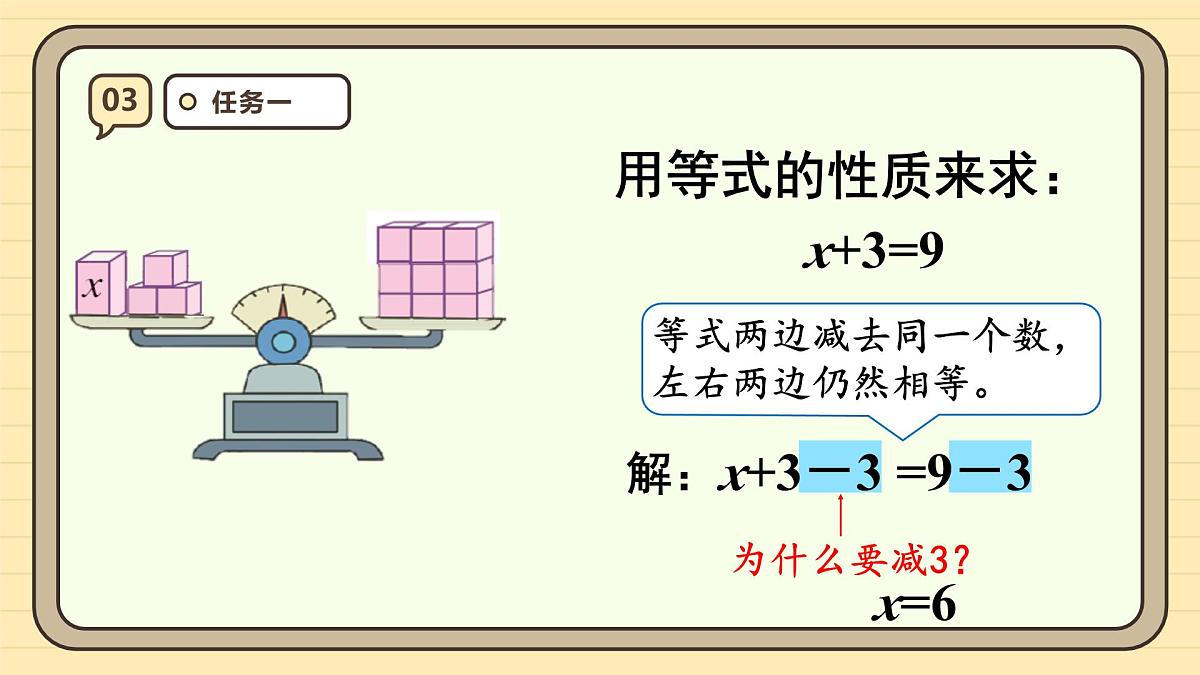 5.7 解方程（1） 课件 人教版 五年级上册数学第7页