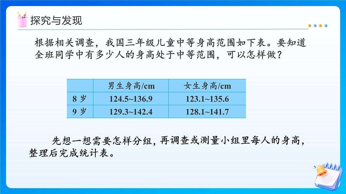 【任务型备课】苏教版三年级上册-3.2 分段整理数据（课件）第6页