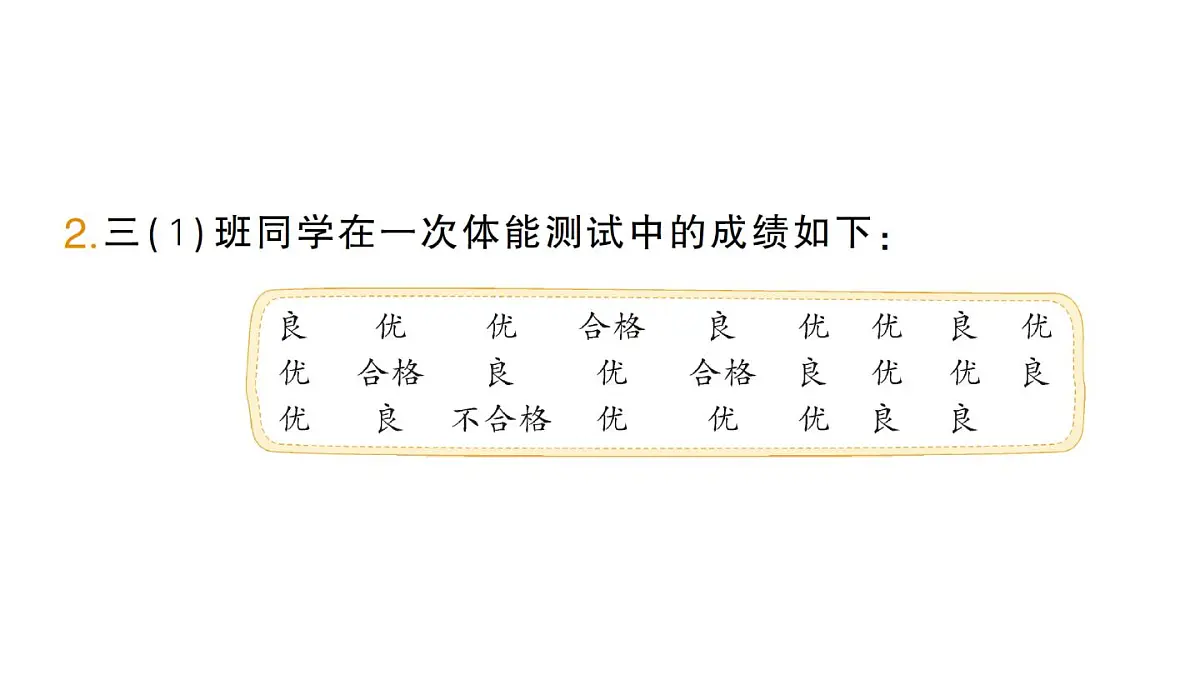 小学数学新北师大版三年级上册第八单元第一课时 评选吉祥物作业课件（2025秋）第4页
