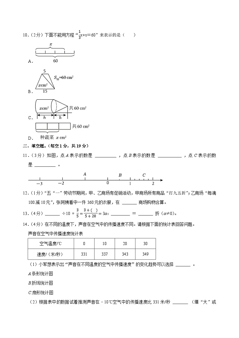 2025年内蒙古鄂尔多斯市伊金霍洛旗小升初数学试卷第3页