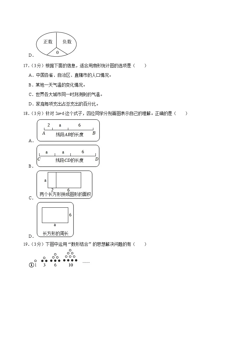 2025年山东省菏泽市鲁西新区小升初数学试卷第3页