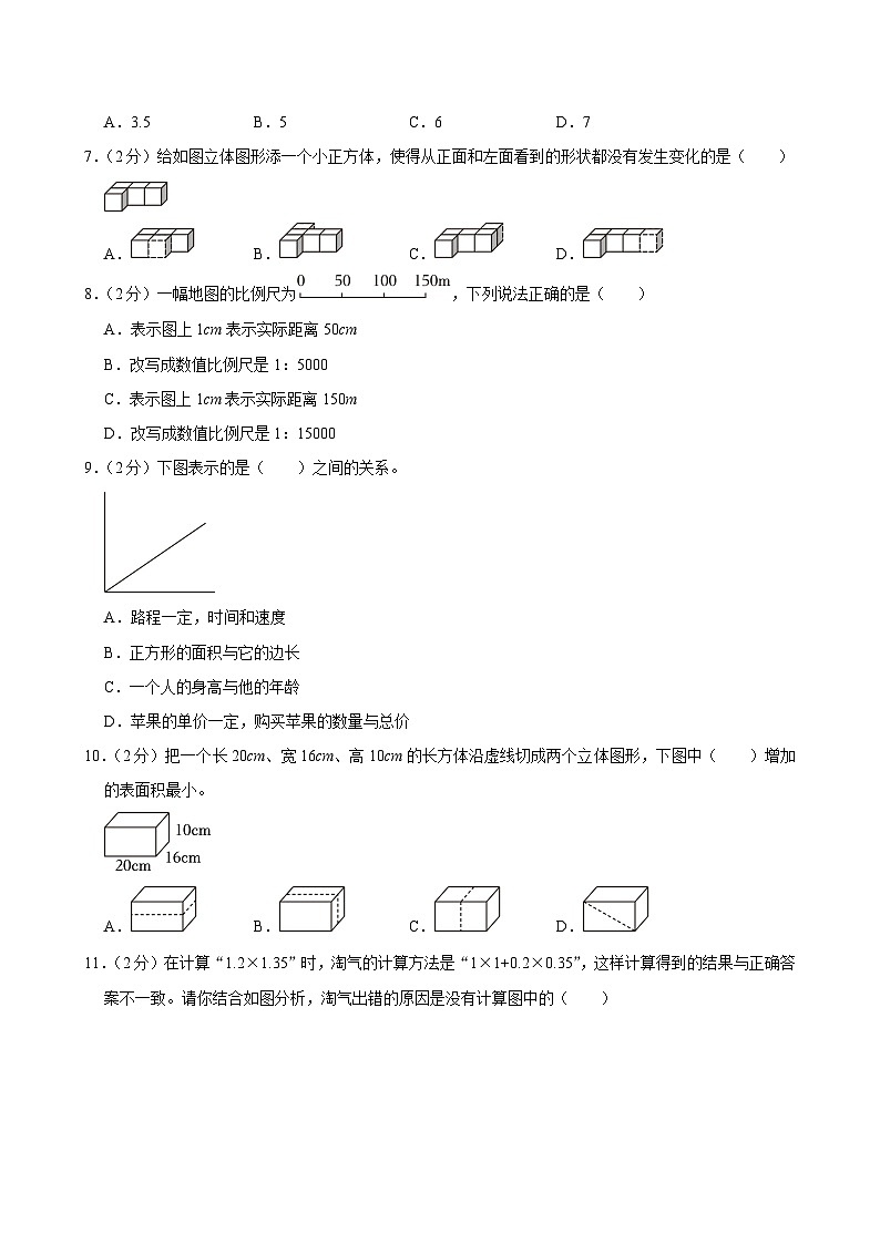 2025年广东省湛江市吴川市小升初数学试卷第2页