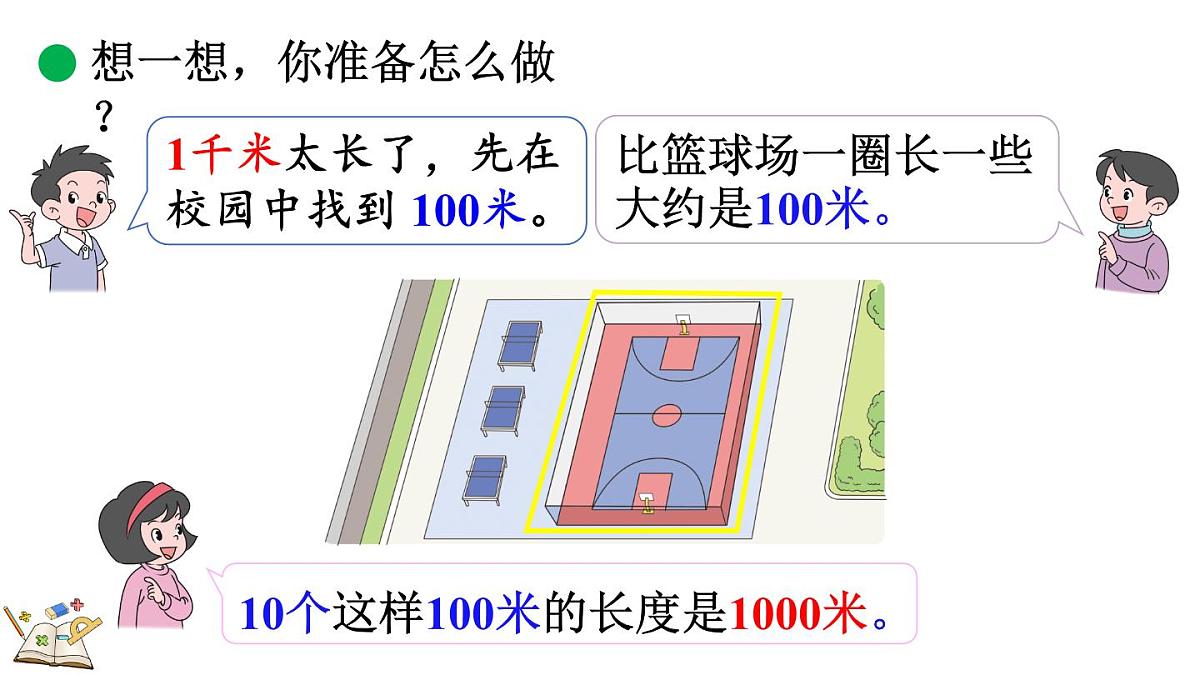 北师大版数学三年级上册2.4 1千米有多长（2）(课件)第4页