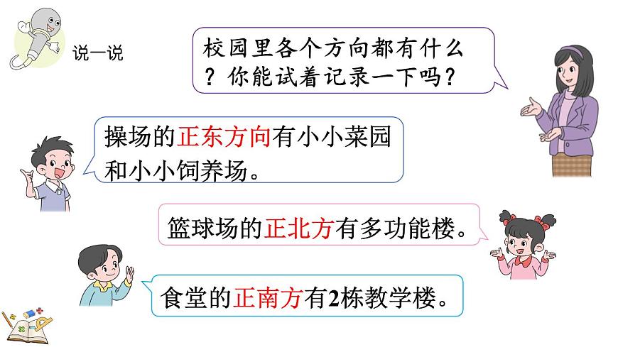 北师大版数学三年级上册记录我们的校园-美丽的校园(课件)第6页