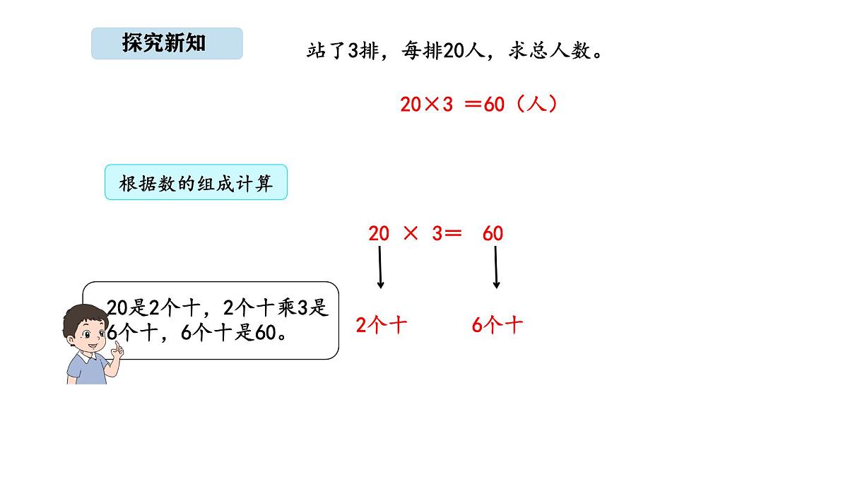 北京版数学三年级上册1.1 口算乘法（课件）第6页