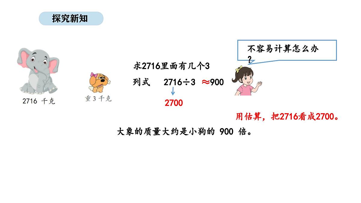北京版数学三年级上册4.2  估算（课件）第4页