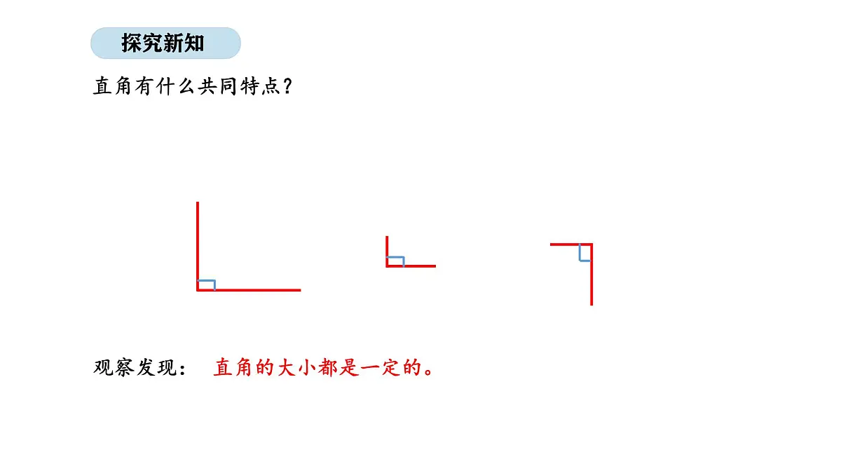 北京版数学三年级上册7.2 认识直角、锐角和钝角（课件）第8页