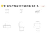小學(xué)數(shù)學(xué)新人教版三年級(jí)上冊(cè)期末復(fù)習(xí)第一輪第1天  觀察物體作業(yè)課件（含答案）（2025秋）