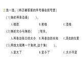 小學數學新人教版三年級上冊第五單元2角的認識第一課時 角的認識及畫法作業(yè)課件（含答案）（2025秋）