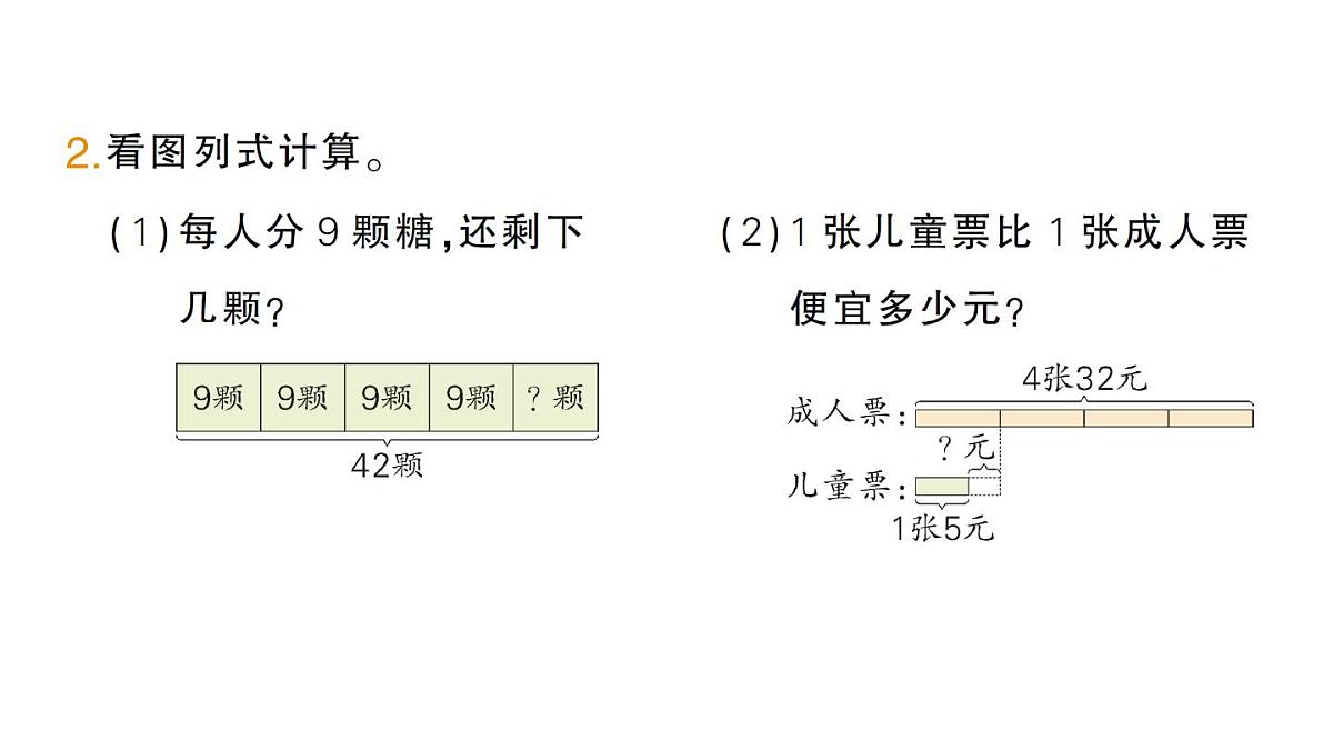 小学数学新北师大版三年级上册第一单元整理与复习作业课件（含答案）（2025秋）第3页