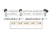 小學數(shù)學新北師大版三年級上冊第二單元整理與復習(1)作業(yè)課件（含答案）（2025秋）
