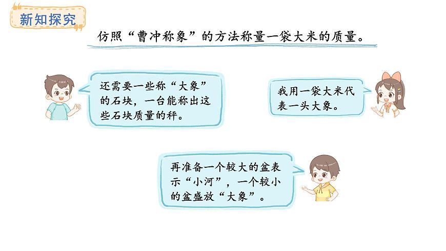 苏教版数学三年级上册曹冲称象的故事1.我们也来称“大象”号）课件第4页