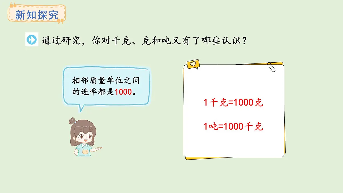 曹冲称象的故事-3.不同质量单位的含义和关系(课件)2025-2026学年苏教版三年级数学上册第6页