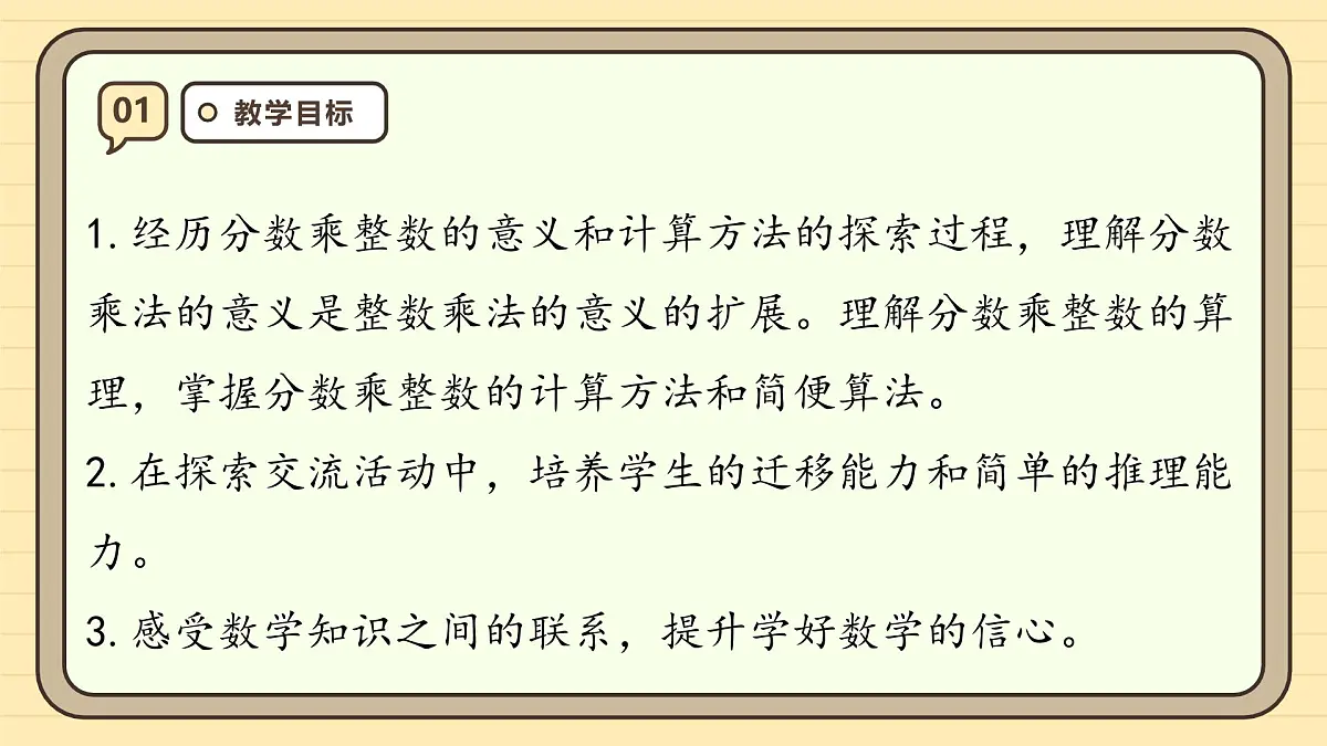 1.1 分数乘整数（1）课件 人教版 六年级上册数学第3页