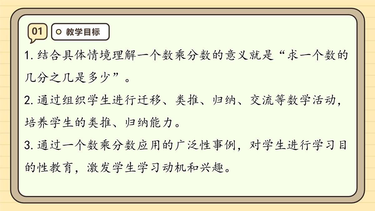 1.2 分数乘整数（2）课件 人教版 六年级上册数学第3页