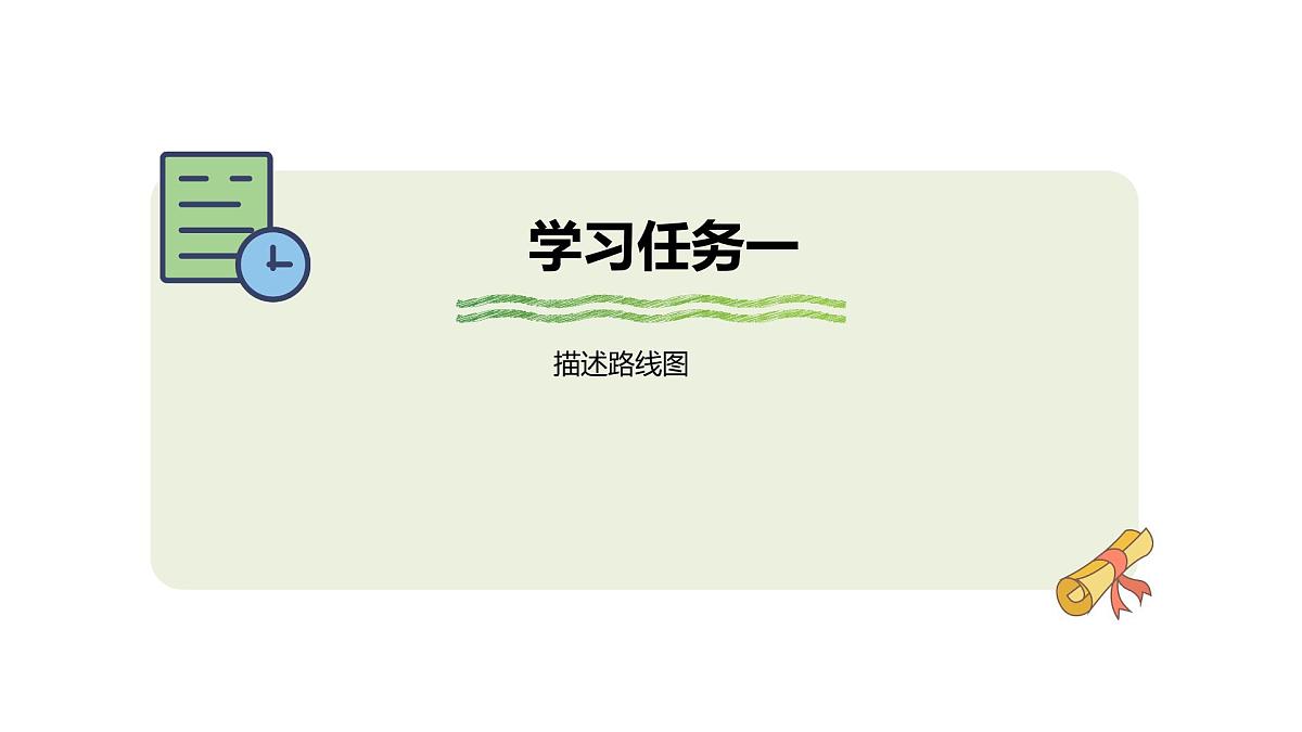 2.3 描述简单的路线图 课件 人教版 六年级上册数学第5页