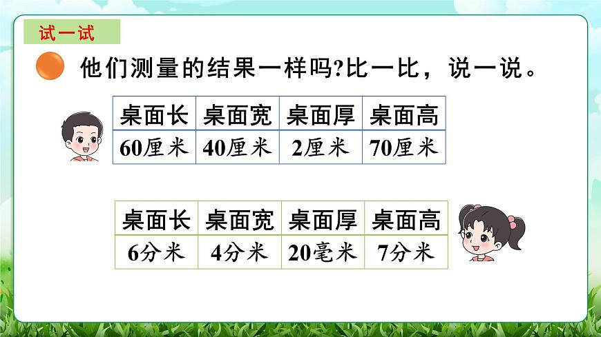 【核心素养】2025秋新北师大版小学数学三年级上册 第二单元《2.1铅笔有多长》课件第7页
