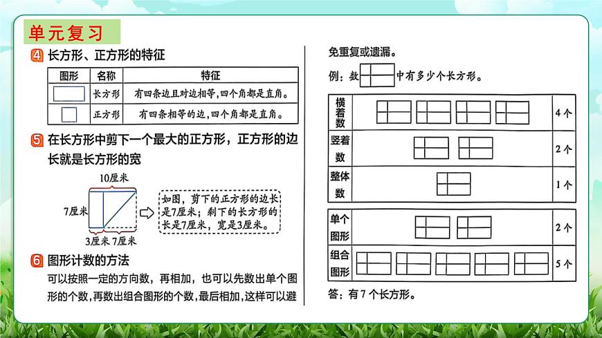 【核心素养】2025秋新北师大版小学数学三年级上册 第五单元《5.6整理与复习》课件第3页