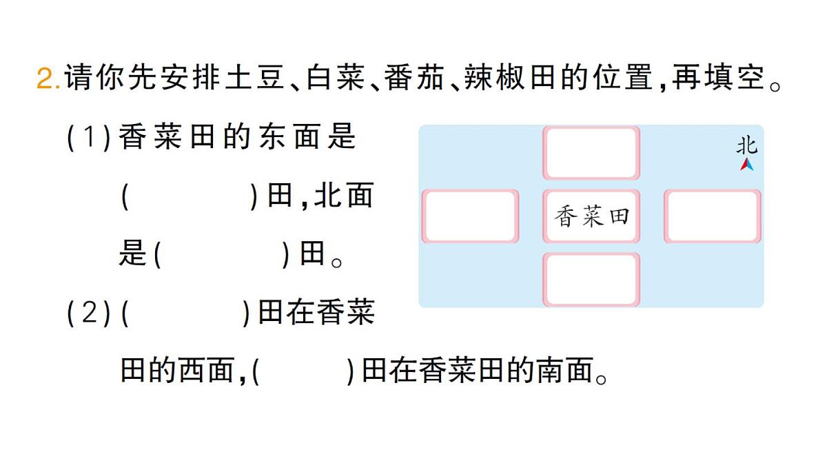 小学数学新人教版二年级上册校园小导游第2课时　校园小导游作业课件（2025秋新版）第3页