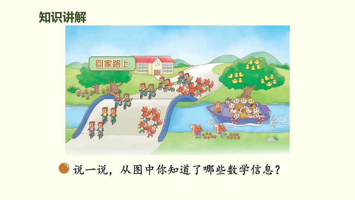 4.4 回家路上 课件 北师大版数学二年级上册第3页