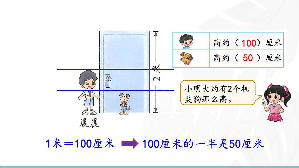 2.5  1米有多长（第二课时） 课件北师大版数学二年级上册第6页