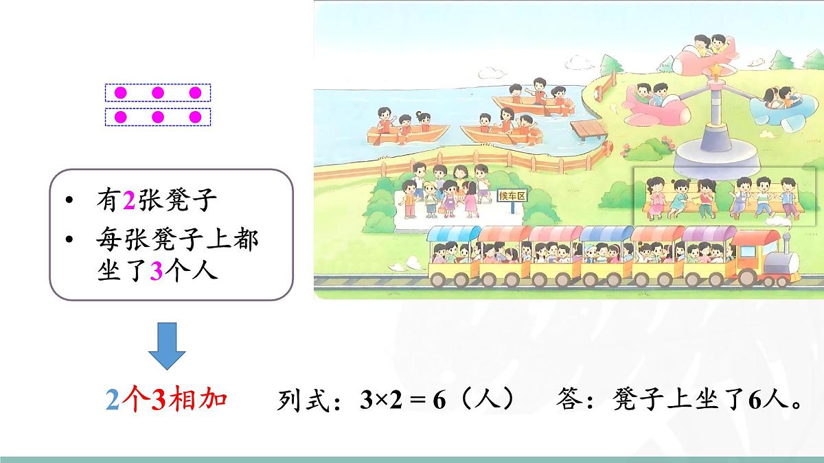 3.2 儿童乐园 课件北师大版数学二年级上册第8页