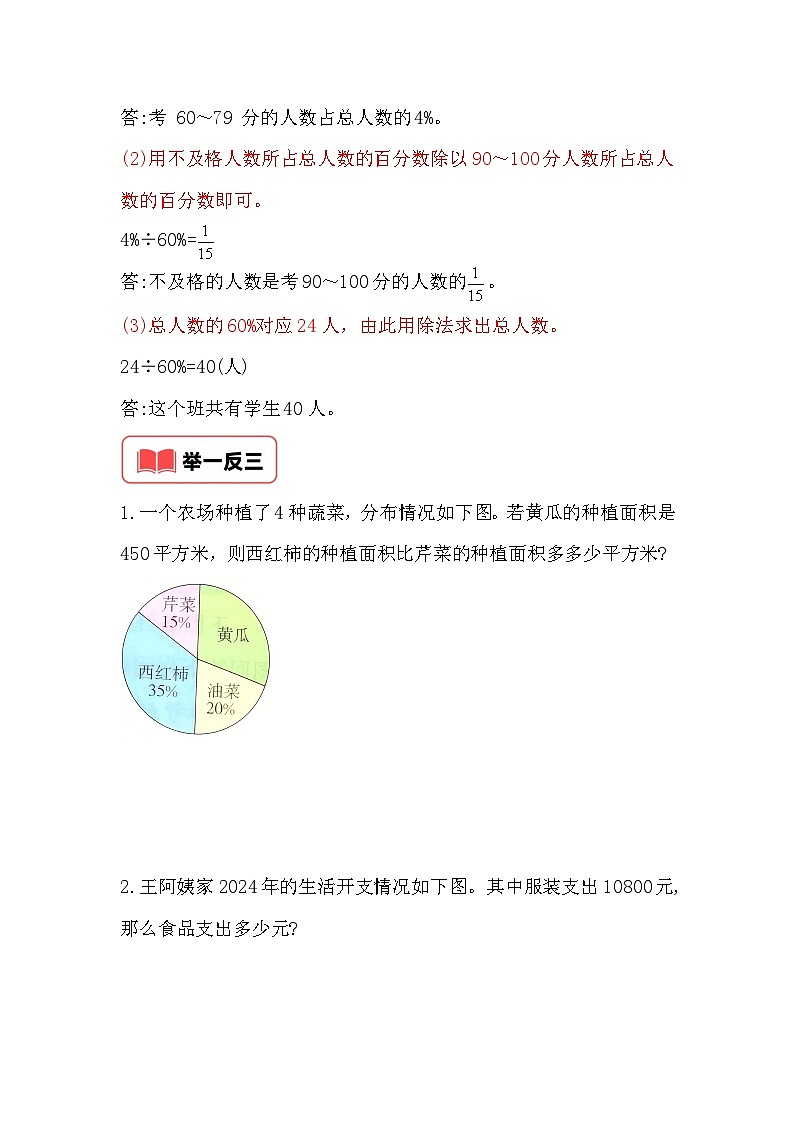 小学奥数思维训练（通用版） 第四十五讲 扇形统计图第2页