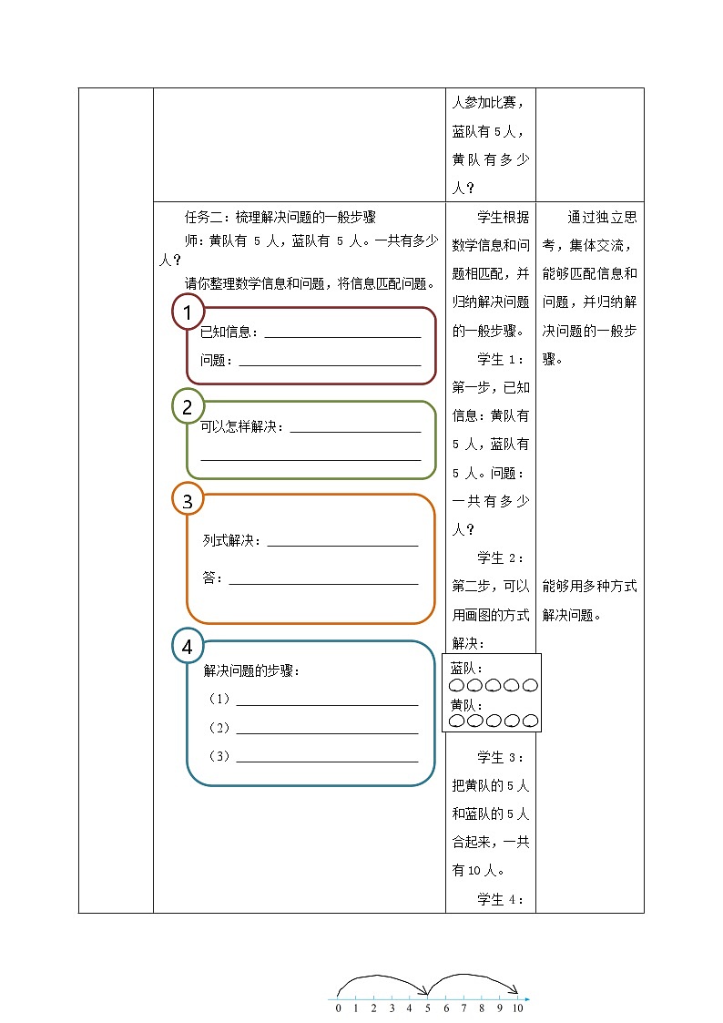 新版苏教版小学数学一上  第四单元 10的认识和加减法-第三课时《加减法实际问题》 教案第3页