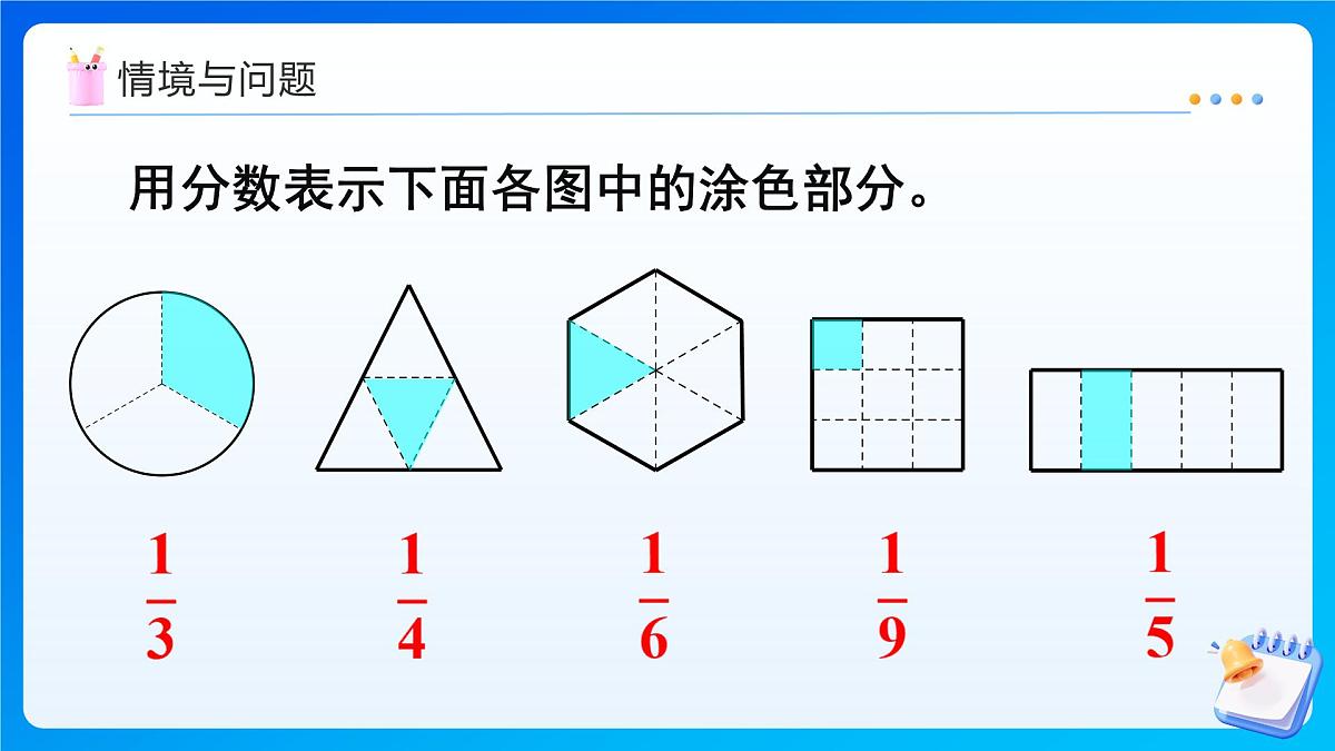 【任务型备课】人教版三年级上册-6.1.2 几分之几（课件）第4页
