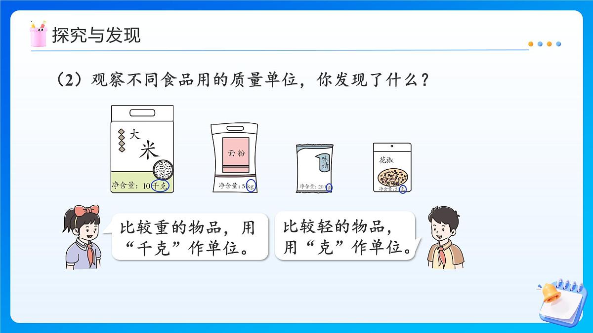 【任务型备课】冀教版三年级上册-称量物体1. 分享调查结果（课件）第7页