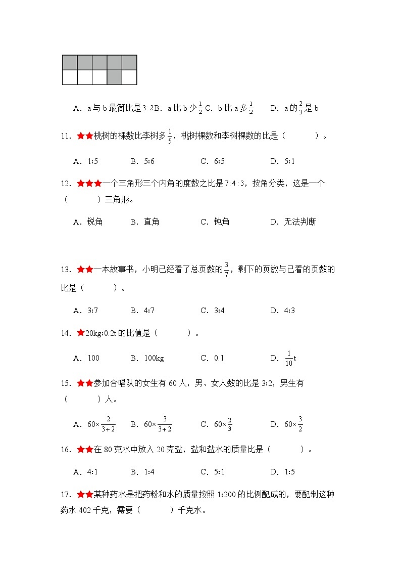 2023-2024学年六年级数学上册期中考——《高频易错判断30题三》典型例题练习（含答案）第3页
