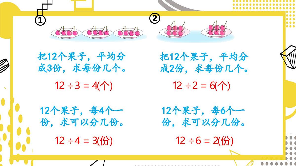 7.2  乘法和除法的认识(课件)数学冀教版二年级上册(2025)第7页