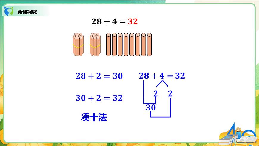 0101 北师大数学二上第一单元 100以内数加与减（二）图书角第5页