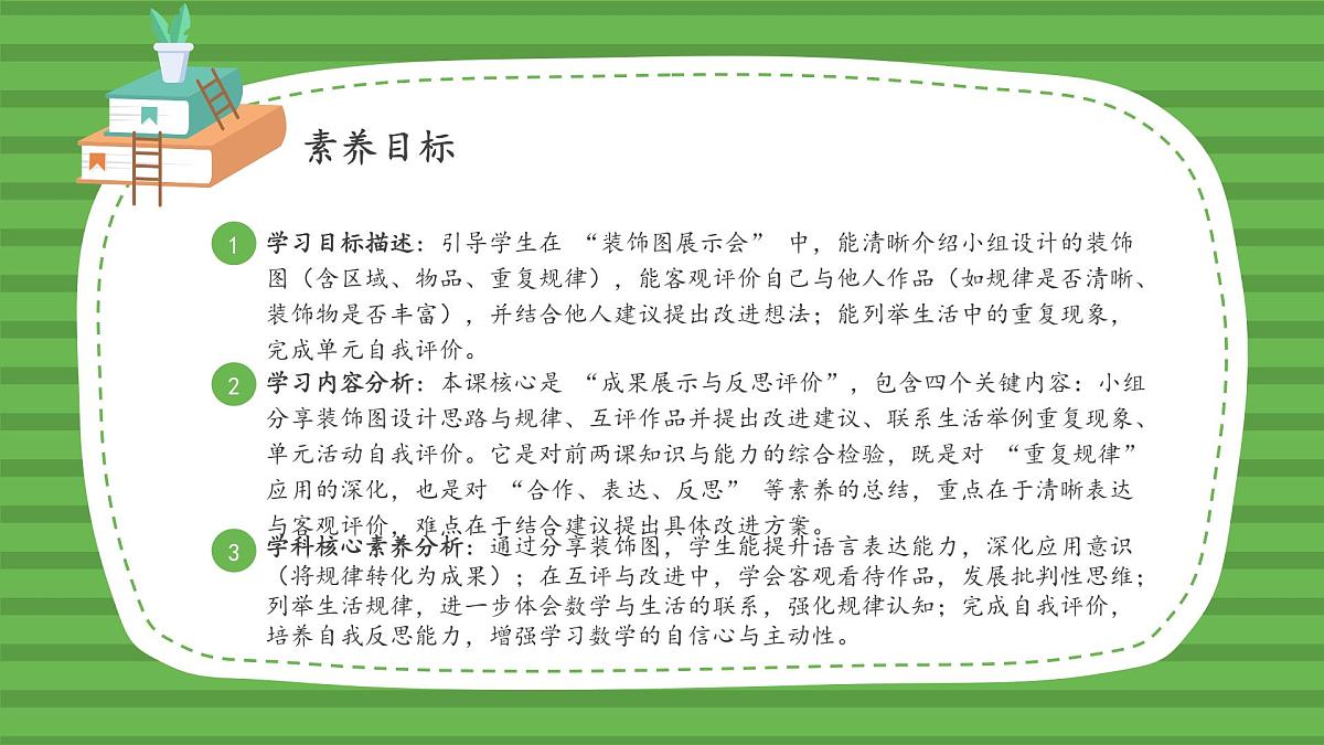 （2025新版教材+核心素养）北师大数学一下综合实践 第3课时 装饰图展示会 PPT第4页