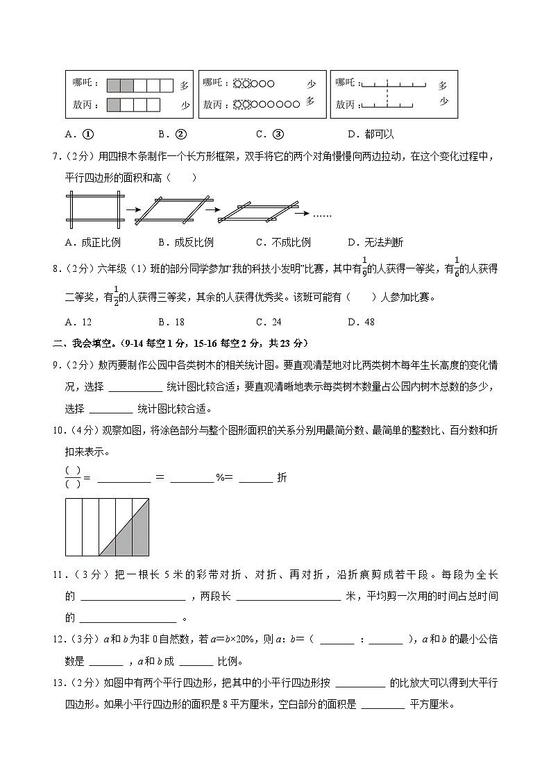 2025年河南省洛阳市栾川县小升初数学试卷第2页