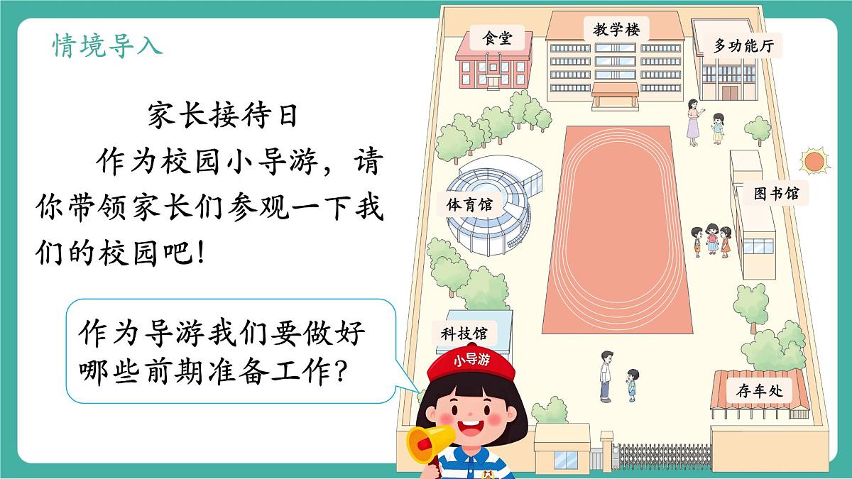 第2课时 校园小导游  教学课件第3页