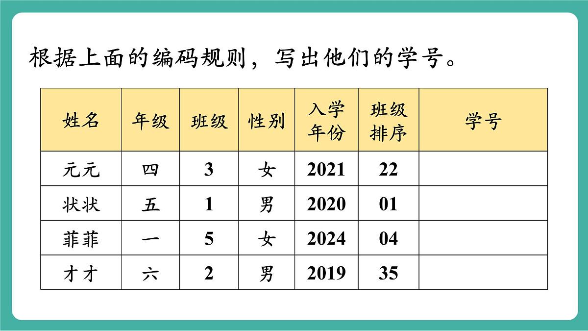 第2课时 编制学号第7页